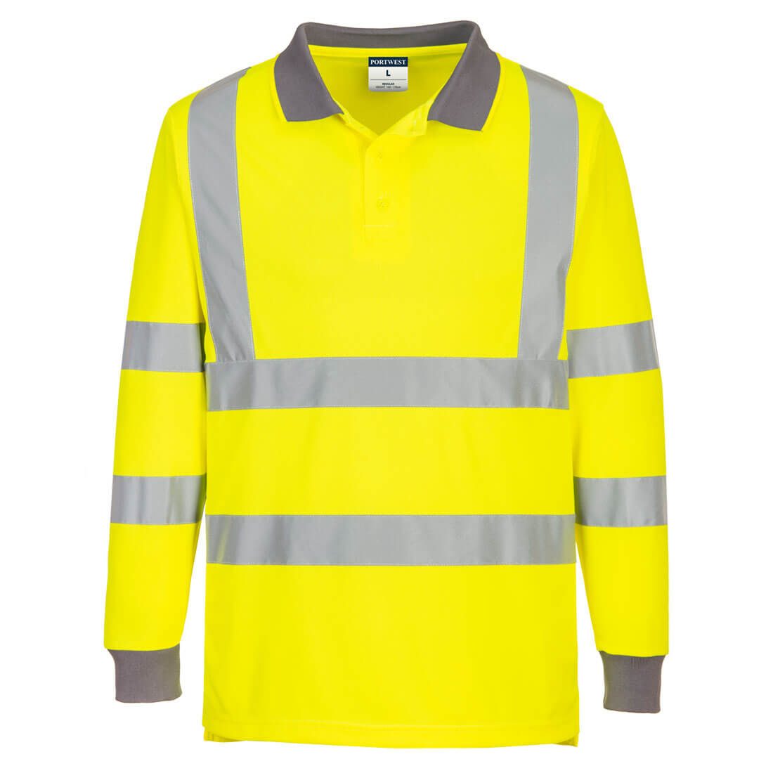 Tricou polo Eco Hi-Vis L/S (pachet de 6)