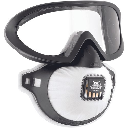 JSP FILTERSPEC masca resp.FFP2 vent+ochelari