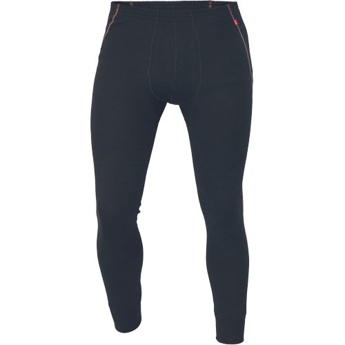 ABILD pantaloni lenjerie lung negru - XS/S