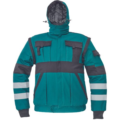 MAX WINTER REFLEX jacheta verde/negru - 46