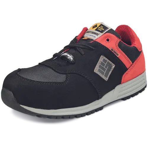 GRAFFITI pantofi sport negru/rosu S3 ESD SRC 36