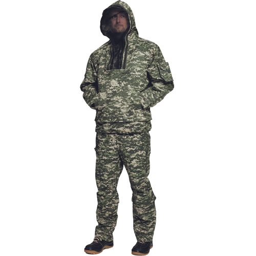 EXPEDICE set jacheta+pantaloni camuflaj - S