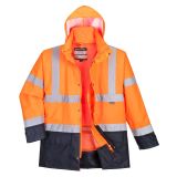 Orange/Navy