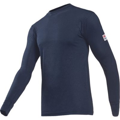 BELTANE tricou cu maneca lunga bleumarin - XS