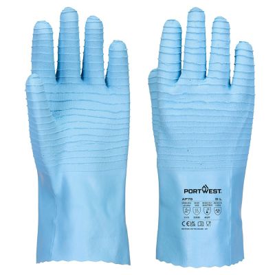 Mănuși de protecție Portwest AP75 Chimica Latex, impregnate în latex