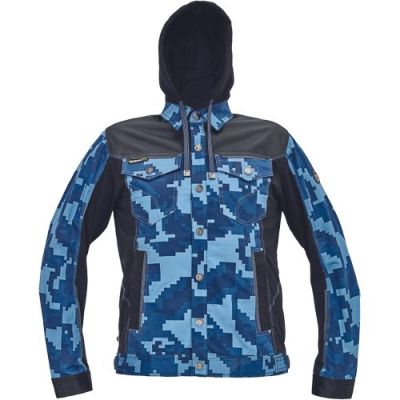 NEURUM CAMOU jacheta cu gluga navy 46