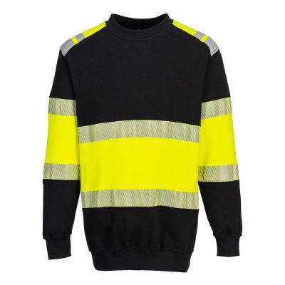 Tricou de lucru Portwest FR716 Modaflame Class Sweatshirt, de înaltă vizibilitate