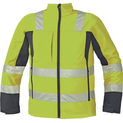 MALTON jacheta softshell HV galben - S