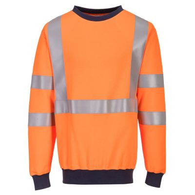 Tricou de lucru Portwest FR703 Modaflame Sweatshirt, de înaltă vizibilitate