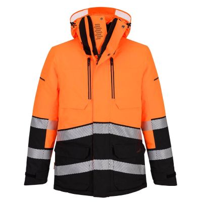 Jachetă de lucru Portwest EV401 Parka Expedition, de înaltă vizibilitate