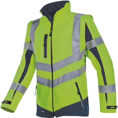 MALDEN jacheta softshell galben/bleumarin XXL