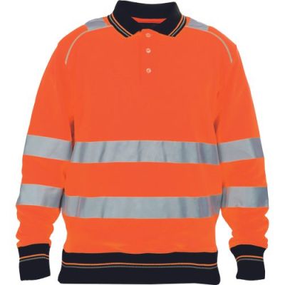 KNOXFIELD HV polo tricou cu maneca lunga oranj M