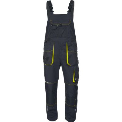 EMERTON STRETCH salopeta negru /galben 48