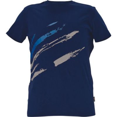 MAAS tricou bleumarin/albastru royal - S