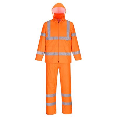 Vizibilitate ridicata Portwest H448 Costum Ploaie Packaway, de înaltă vizibilitate