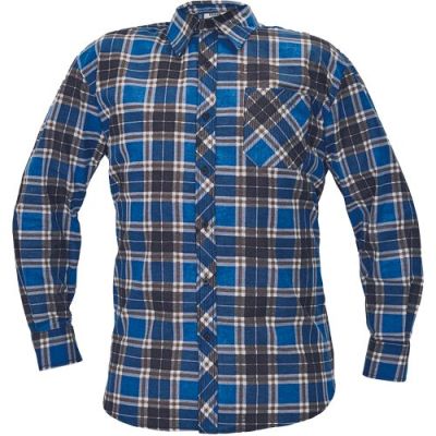 SATURN camasa flanel - albastru- S