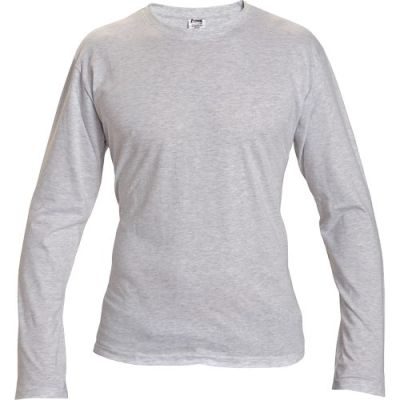 CAMBON tricou maneca lunga gri deschis - S