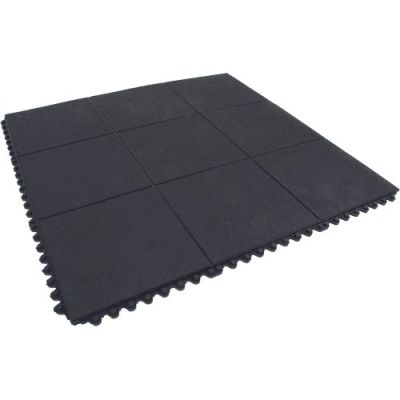 COBA ST010001 FATIGUE-STEP SOLID placi negru 0,9mx0,9m