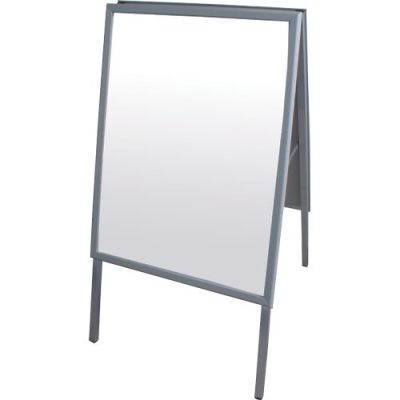 Stand dublu din aluminiu, tip A pentru postere