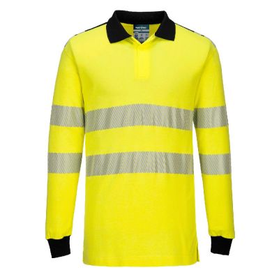 Tricou de lucru Portwest FR702 Modaflame Polo, de înaltă vizibilitate