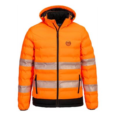 Jachetă de lucru Portwest S548 Ultrasonic Heated Tunnel, de înaltă vizibilitate