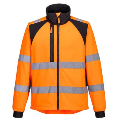 Jachetă de lucru Portwest CD875 Softshell, de înaltă vizibilitate