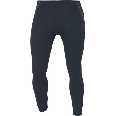 ABILD pantaloni lenjerie lung negru - XS/S