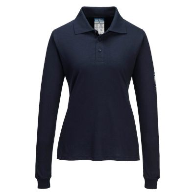 Tricou de lucru Portwest FR758 Modaflame Knit Cămașă Polo Mânecă Lungă