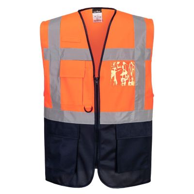 Vestă reflectorizantă Portwest C476 Warsaw Executive, de înaltă vizibilitate