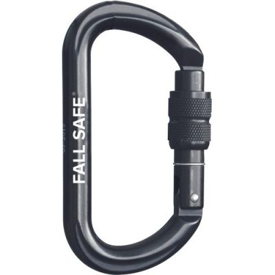 Carabina ovala Alu, blocare cu filet, FS820