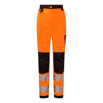 Pantaloni de lucru Portwest PW385 Pentru Femei Stretch, de înaltă vizibilitate