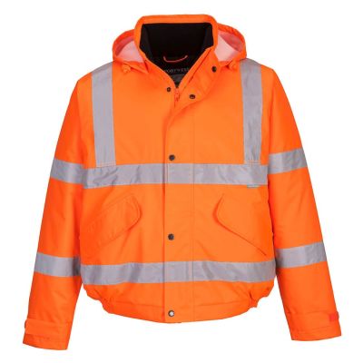 Jachetă de lucru Portwest S463 Bomber, de înaltă vizibilitate