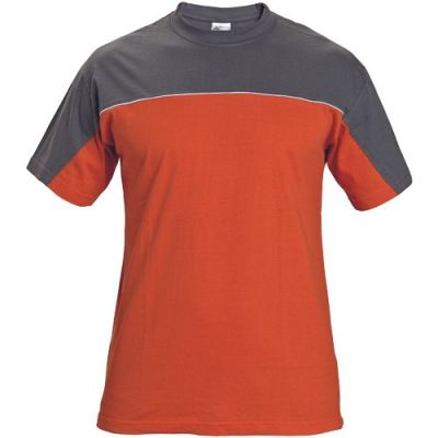 DESMAN tricou gri/orange - S