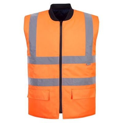 Vestă reflectorizantă Portwest S469 Termica Reversibila, de înaltă vizibilitate