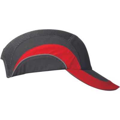 JSP HARDCAP A+ 7cm sapca cu calota plastic,gri/rosu