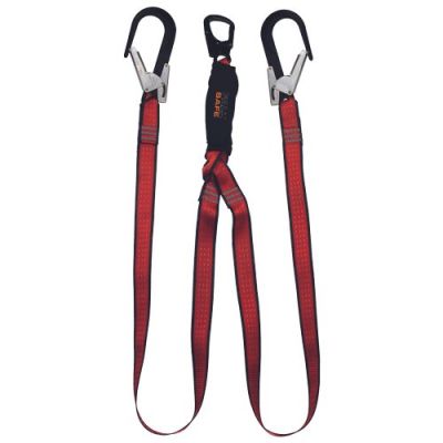 Lanyard dublu ATEX + absorbitor de energie