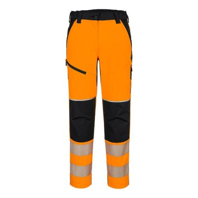 Pantaloni de lucru Portwest T141 Women Stretch, de înaltă vizibilitate