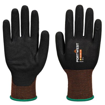 Mănuși de protecție Portwest A375 Grip Nitril Smooth Sandy, impregnate în nitril