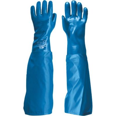 UNIVERSAL manusi protectie 70 cm albastru 10