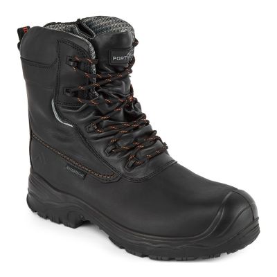 Bocanci de protecție Portwest FD02 Traction Inch Compositelite, din piele