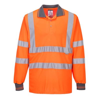 Tricou de lucru Portwest S277 Polo Hivis Maneci Lungi, respirabile