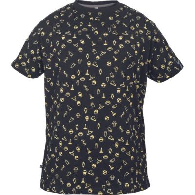 SALI tricou negru/galben - S