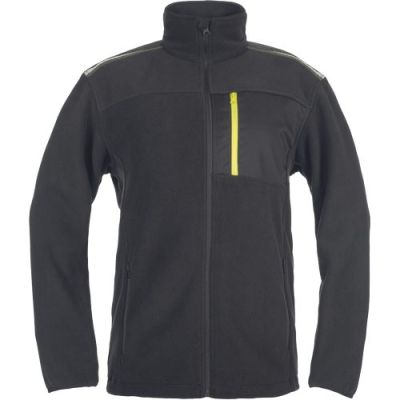 EMERTON STR fleece negru/galben S