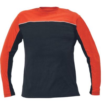 EMERTON tricou maneca lunga negru - S
