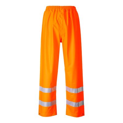 Pantaloni de lucru Portwest FR43 Sealtex Flame, de înaltă vizibilitate