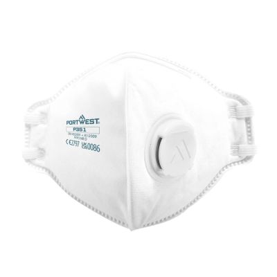 Mască de protecție Portwest P351 Respiratorie Dolomita Pliere Verticala
