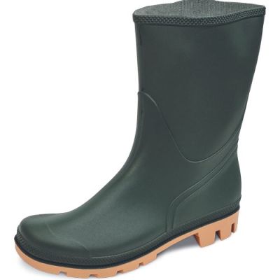 TRONCHETTO cizme scurte din PVC verde - 36