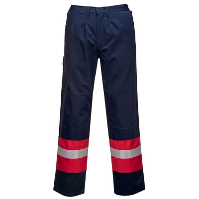 Pantaloni de lucru Portwest FR56 Bizflame Plus, de înaltă vizibilitate