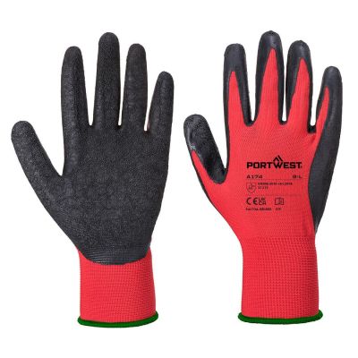 Mănuși de protecție Portwest A174 Latex Flex Grip, impregnate în latex