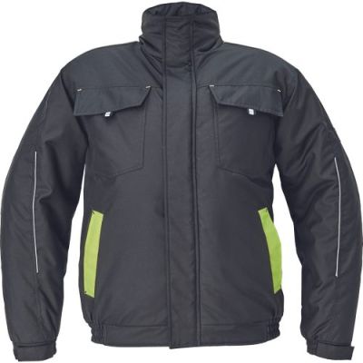 MAX VIVO jacheta pilot negru/galben M
